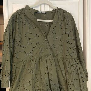 ZARA GREEN short dress  XXL